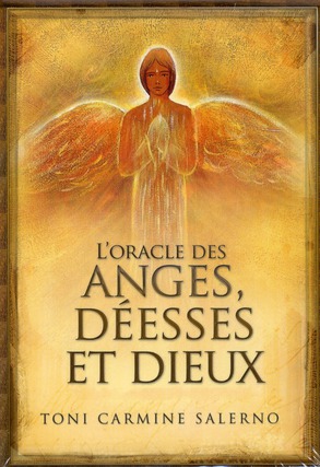 [9782849332290] L'oracle des anges, déesses et dieux ; coffret (LIVRE + 45 CARTES)