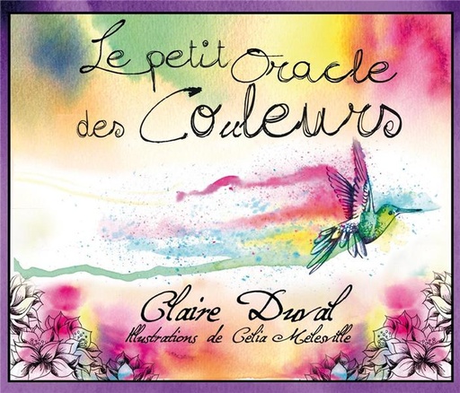 Couverture du livre Le petit oracle des couleurs (coffret de 44 cartes) de Claire Duval
