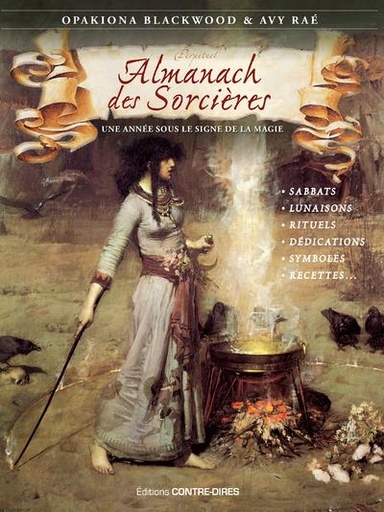 Couverture du livre Almanach des sorcières (édition 2022) de Avy Raé