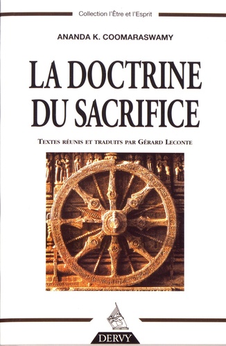 Couverture du livre La doctrine du sacrifice de Ananda K. Coomaraswamy