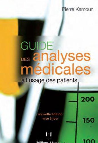 Couverture du livre Guide des analyses médicales à l'usage des patients de Annie Vuyet