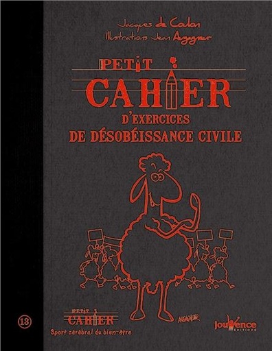 Couverture du livre Petit cahier d'exercices ; de désobéissance civile de Jacques de Coulon