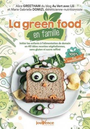 Couverture du livre La green food en famille de Marie-Gabrielle Domizi
