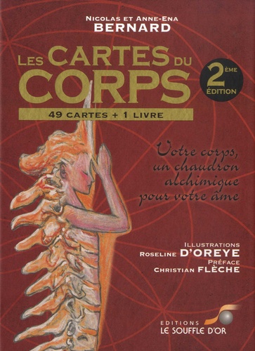 Couverture du livre Les cartes du corps - votre corps, un chaudron alchimique pour votre ame de Anne-Ena Bernard