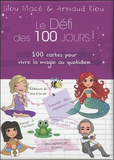 Couverture du livre Le Défi des 100 jours ! 100 cartes pour vivre la magie au quotidien (Coffret) de Arnaud Riou