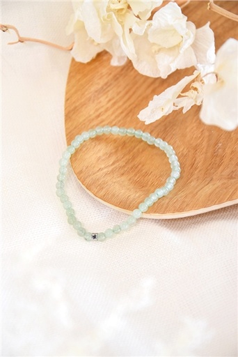 [3660341713969] Bracelet Aventurine Verte Perles rondes 4 mm
