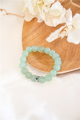 [3660341713990] Bracelet Aventurine Verte Perles rondes 10 mm