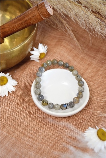 [3660341714041] Bracelet Labradorite Perles rondes 8 mm
