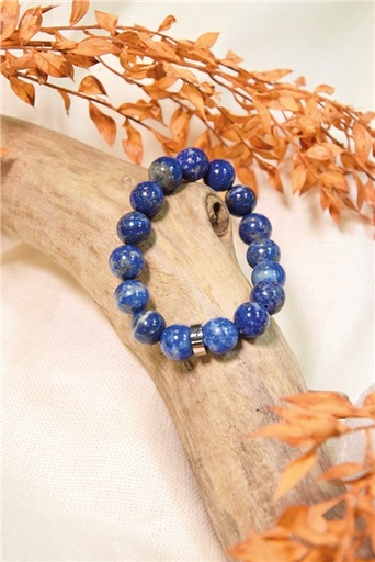 [3660341714119] Bracelet Lapis Lazuli Perles rondes 10 mm