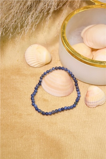 [3660341714508] Bracelet Sodalite Perles rondes 4 mm