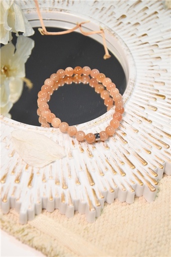 [3660341714577] Bracelet Pierre du Soleil Perles rondes 6 mm