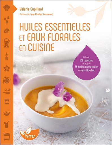 [9782359811636] Huiles essentielles et eaux florales en cuisine