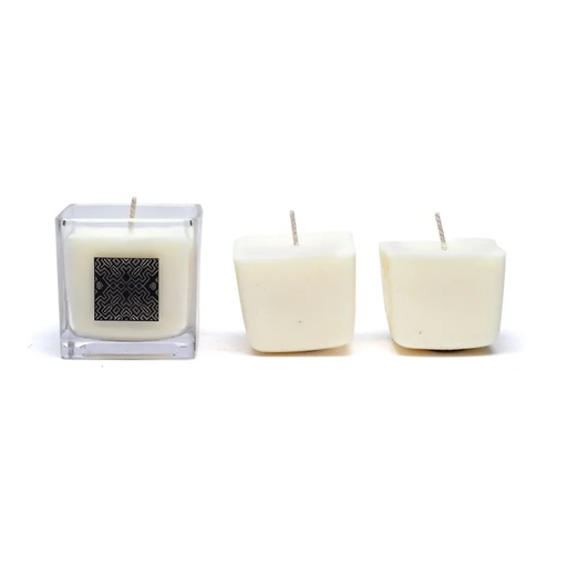 [8720512970906] Set recharge bougie parfumée palo santo cire de colza | 480 g