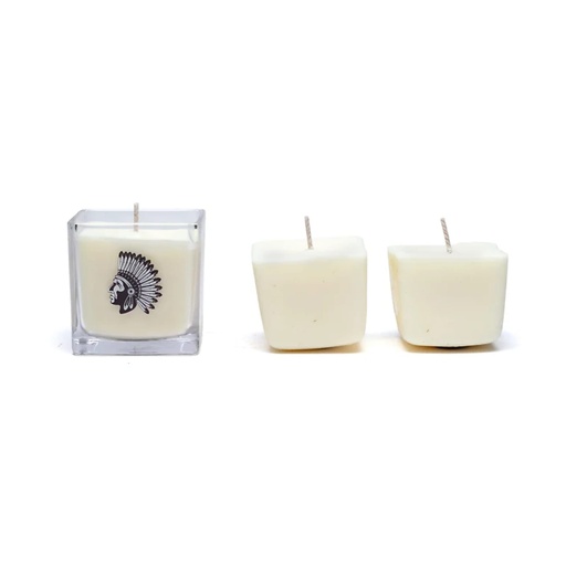 [8720512970920] Set recharge bougie parfumée Sauge Blanche cire de colza | 480 g