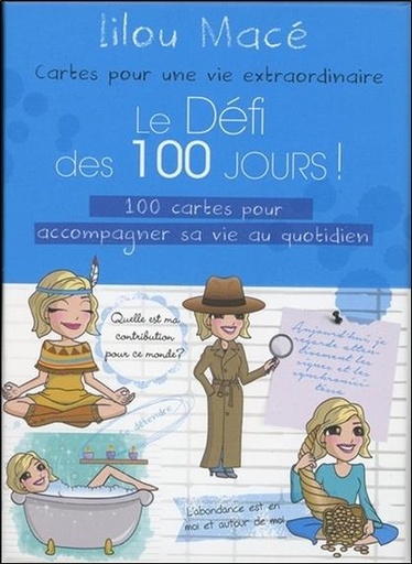 [9782813209610] Les cartes du défi des 100 jours, 100 cartes pour accompagner sa vie au quotidien