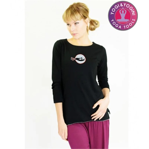 [0724120068077] Yoga Top chakra coton organique M-L -- 271g