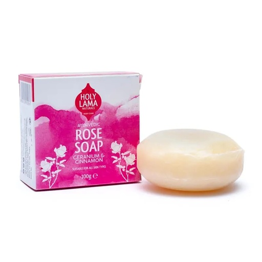 [8904120910961] Holy Lama Savon à la Rose | 100 g