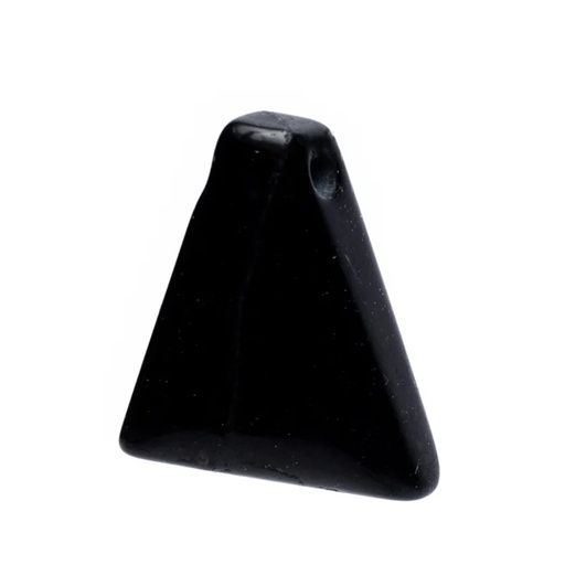[0720088299456] Pendentif Shungite polie -- ±3 cm; ±7g