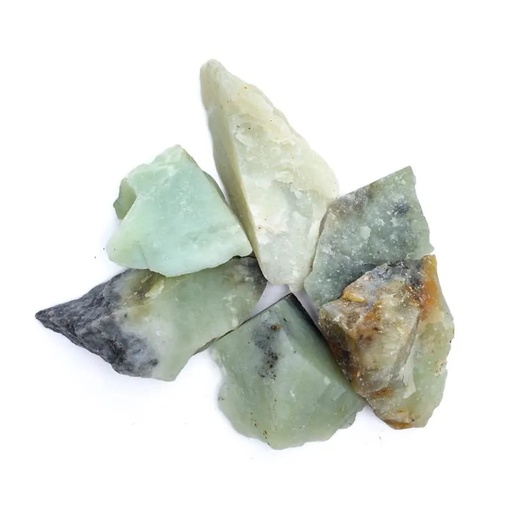 [8720512974133] Nouveau jade brut (serpentine) | ± 3-8cm; ±1000g