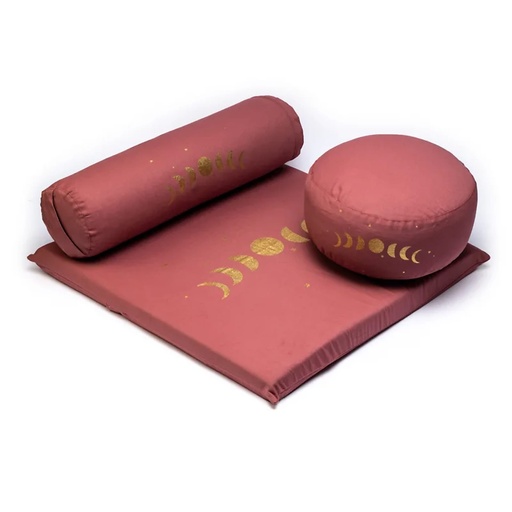 [8720512974232] SET de méditation 2: phases luneaires coton BIO (OCS) | 65x65x5 cm; ±5100 g