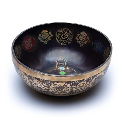 [8720512972221] Bol chantant 7 Chakra coloré | 5200-5800 g; ±38 cm