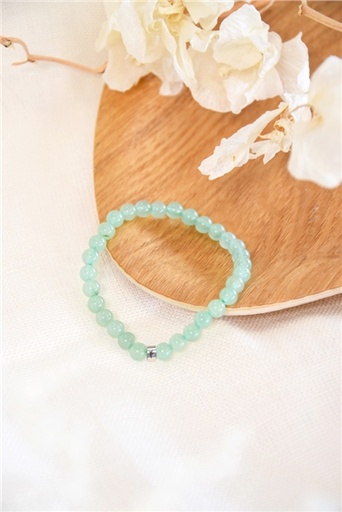 [3660341713976] Bracelet Aventurine Verte Perles rondes 6 mm
