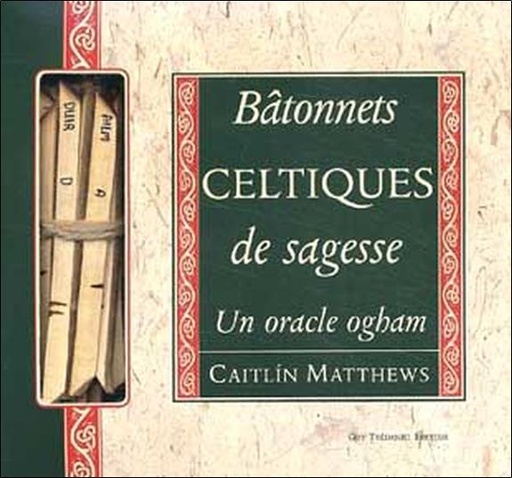 Couverture du livre Bâtonnets celtiques de sagesse de Caitlín Matthews