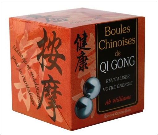Couverture du livre Boules Chinoises de Qi Gong (Coffret cube) de Ab Williams