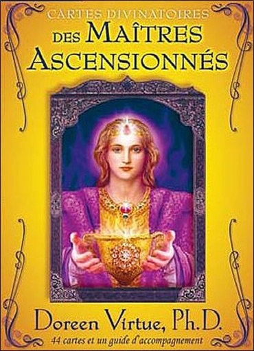 Couverture du livre Cartes divinatoires des maîtres ascensionnés de Doreen Virtue