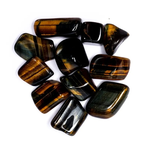 [8720512976922] Oeil de tigre multi pierres polies qualité A | 250 g