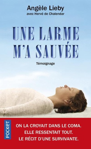 Couverture du livre une larme m'a sauvée de Angèle Lieby