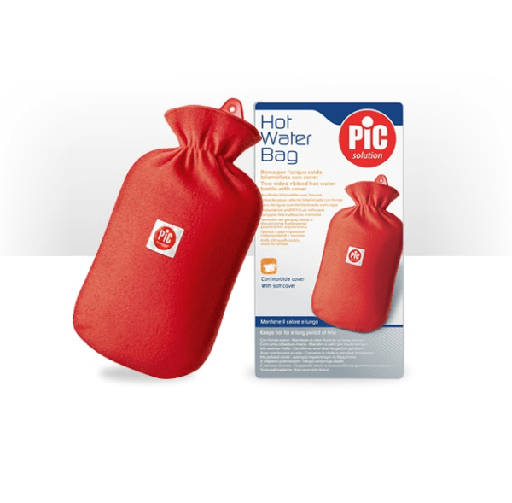 [NPF23] Bouillotte caoutchouc avec housse polaire