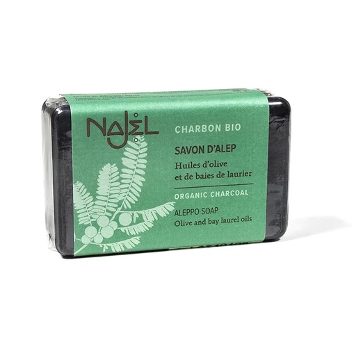 [3760061220959] Savon d'Alep au charbon de bois bio | 100 g