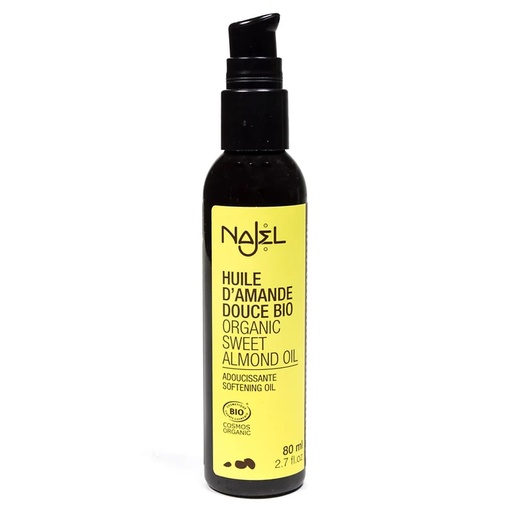 [3760061221796] Bio - huile d'amande douce pour soin et massage | 80 ml