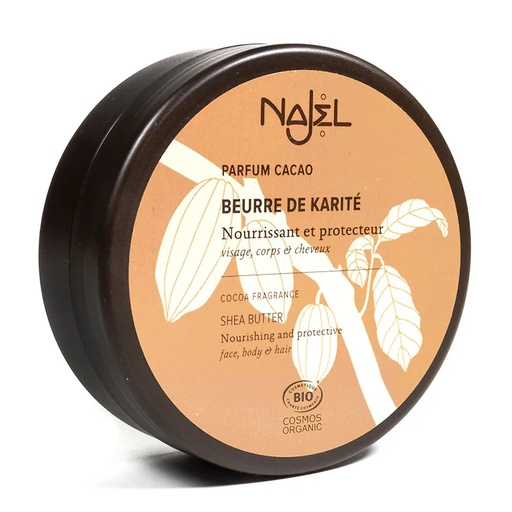 [3760061222038] Beurre de Karité à la cacao 100% naturel BIO | 100 g