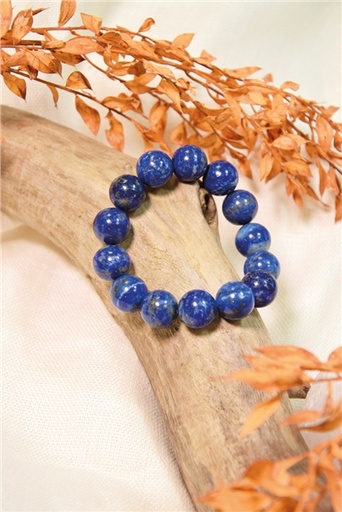 [3660341714133] Bracelet Lapis Lazuli Perles rondes 14 mm