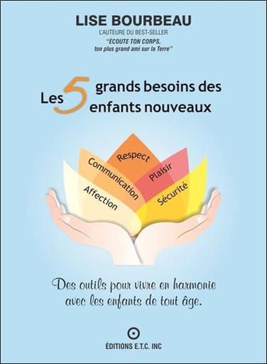 [9782920932890] Les 5 grands besoins des enfants nouveaux - Des outils pour vivre en harmonie avec les enfants de tout âge