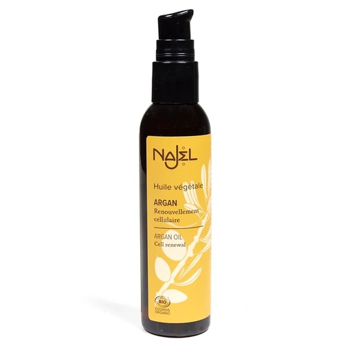 [3760061223080] Huile d'argan bio Najel pour la peau et les cheveux | 80 ml