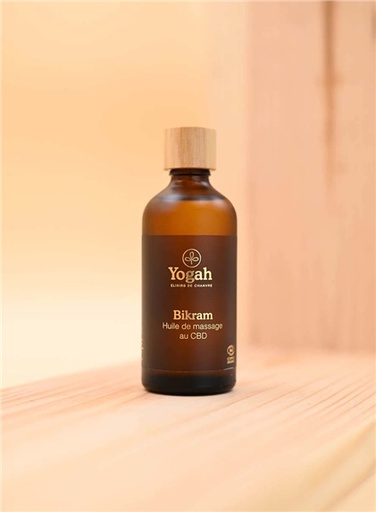 [3760338760379] Huile de massage au CBD Bikram 100ml