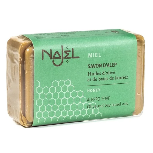 [3760061223288] Savonnette d'Alep au miel | 100 g