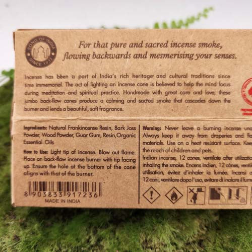 [8903833917236] Dragon's blood cônes d'encens à refoulement