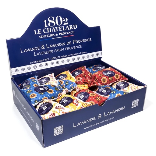 [3760076654794] Sachets Lavande & Lavandin Chic dans un présentoir | 18 g