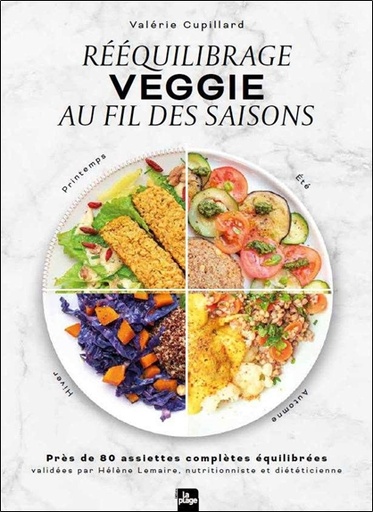 Rééquilibrage veggie au fil des saisons - Près de 80 assiettes complètes équilibrées