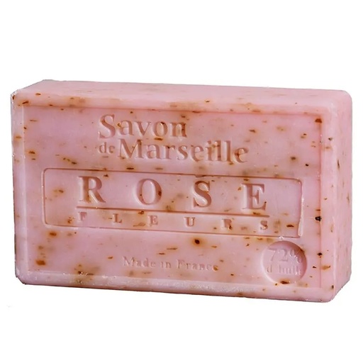 [3760076656682] Savon de Marseille naturel Pétales de Roses | 100 g