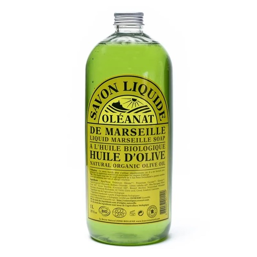 [3760087901122] Savon liquide à l'huile d'Olive bio Oléanat | 1000ml