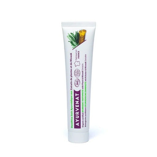 [3760087902778] Ayurvenat Dentifrice au miswak BIO | 75 ml