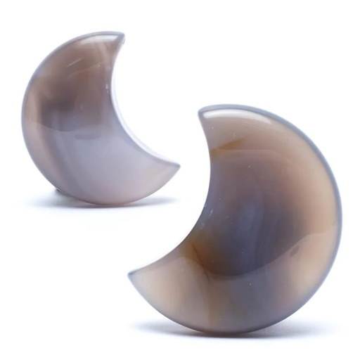 [8720512976007] Agate en forme de Lune | 4cm