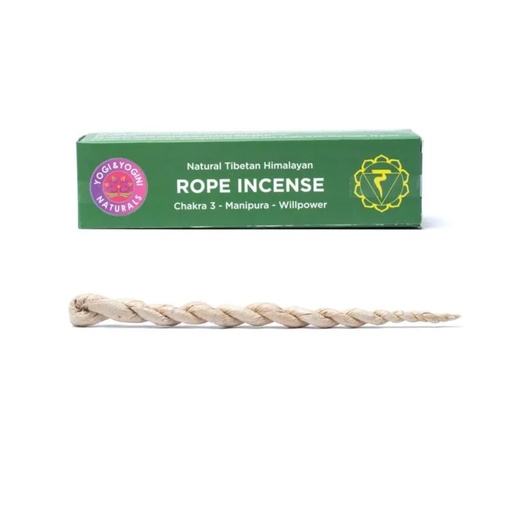 [8720512977844] Encens Cordelette 3ème chakra force de volonté | ±15cm; ±43g