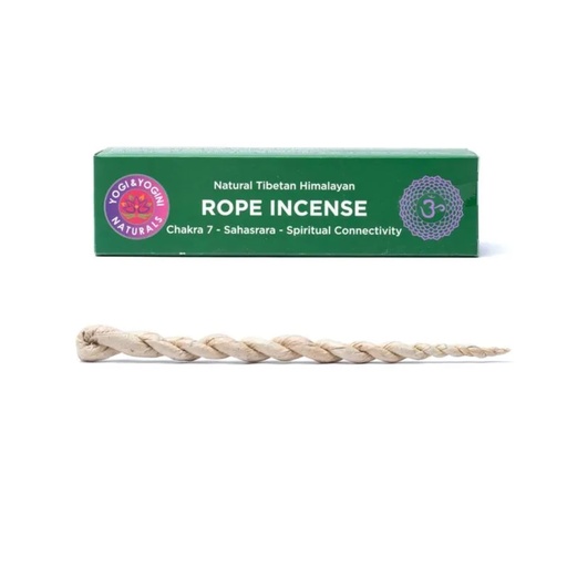 [8720512977882] Encens Cordelette 7ème chakra Connection spirituelles | ±15cm; ±43g