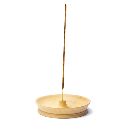 [8719172831191] Porte-encens bois rond -- 2x6cm